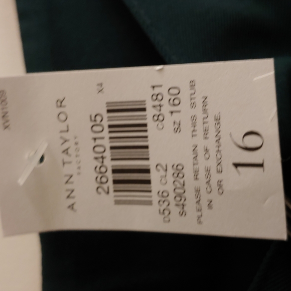 Ann Taylor hunter green midi skirt - Picture 4 of 4